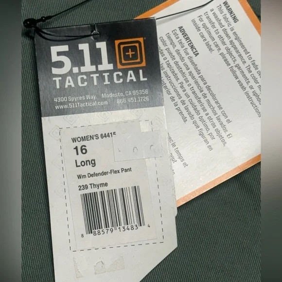 Women’s 5.11 Defender -Flex pant size 16 long - Picture 4 of 12